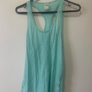 Pink racer back tank top